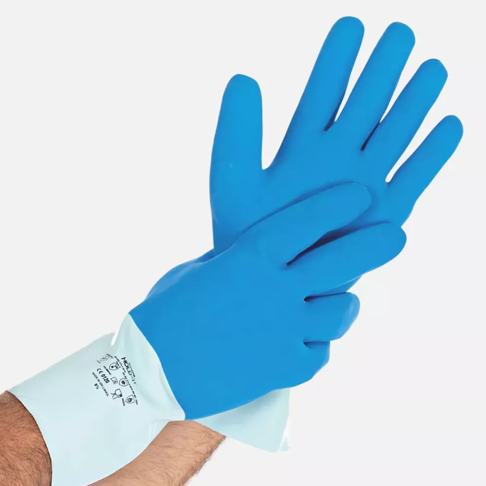 Franz Mensch 259562, Hold Chemical Protection Gloves, Latex, image 1, gallery thumbnail