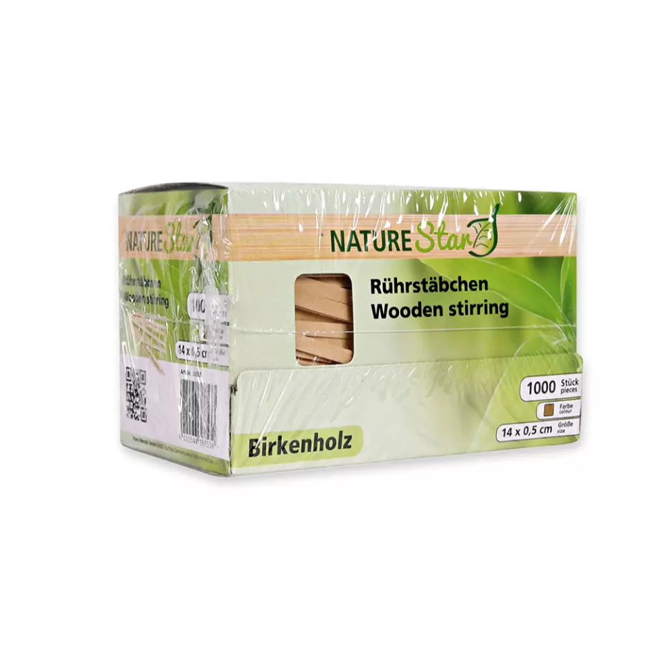 NATUREStar 38853, Organic Wood Stirrers, 140 mm, image 5, gallery thumbnail