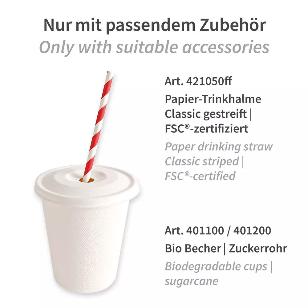 NATUREStar 401501, Organic Bagasse Flat Lids, image 4