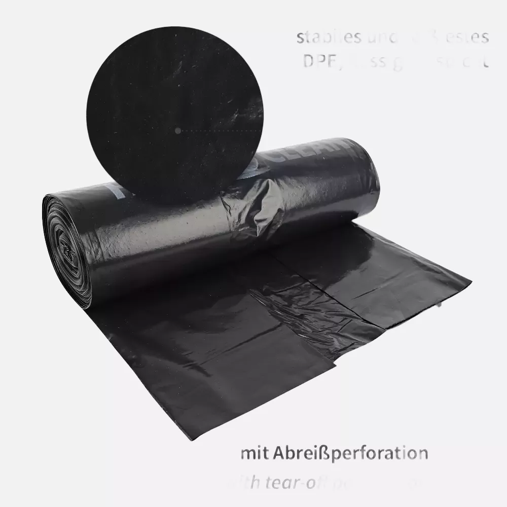 HygoClean 32445, LDPE Waste Bags, 160 l, Black, Roll, image 2