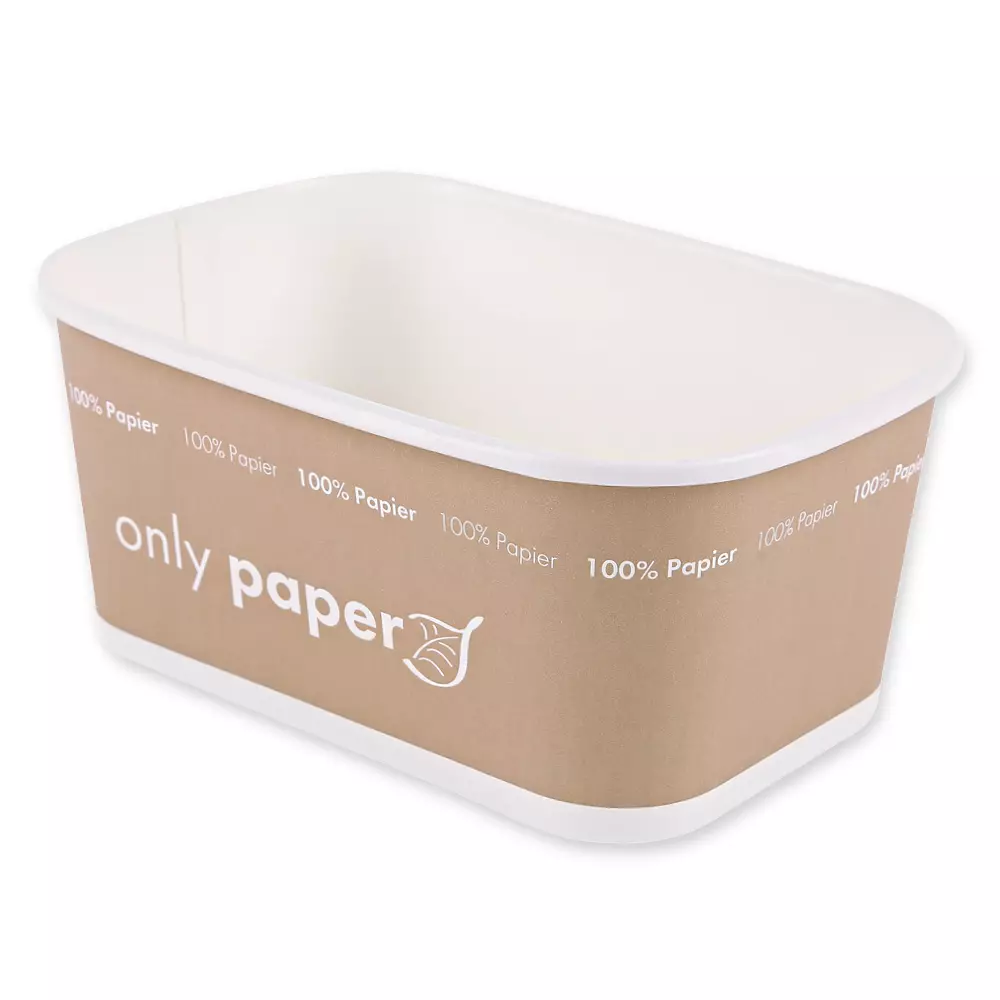 NATUREStar 418410, Paperboard Organic Takeaway Only Trays, 172 x 120 x 75 mm, 1000 ml