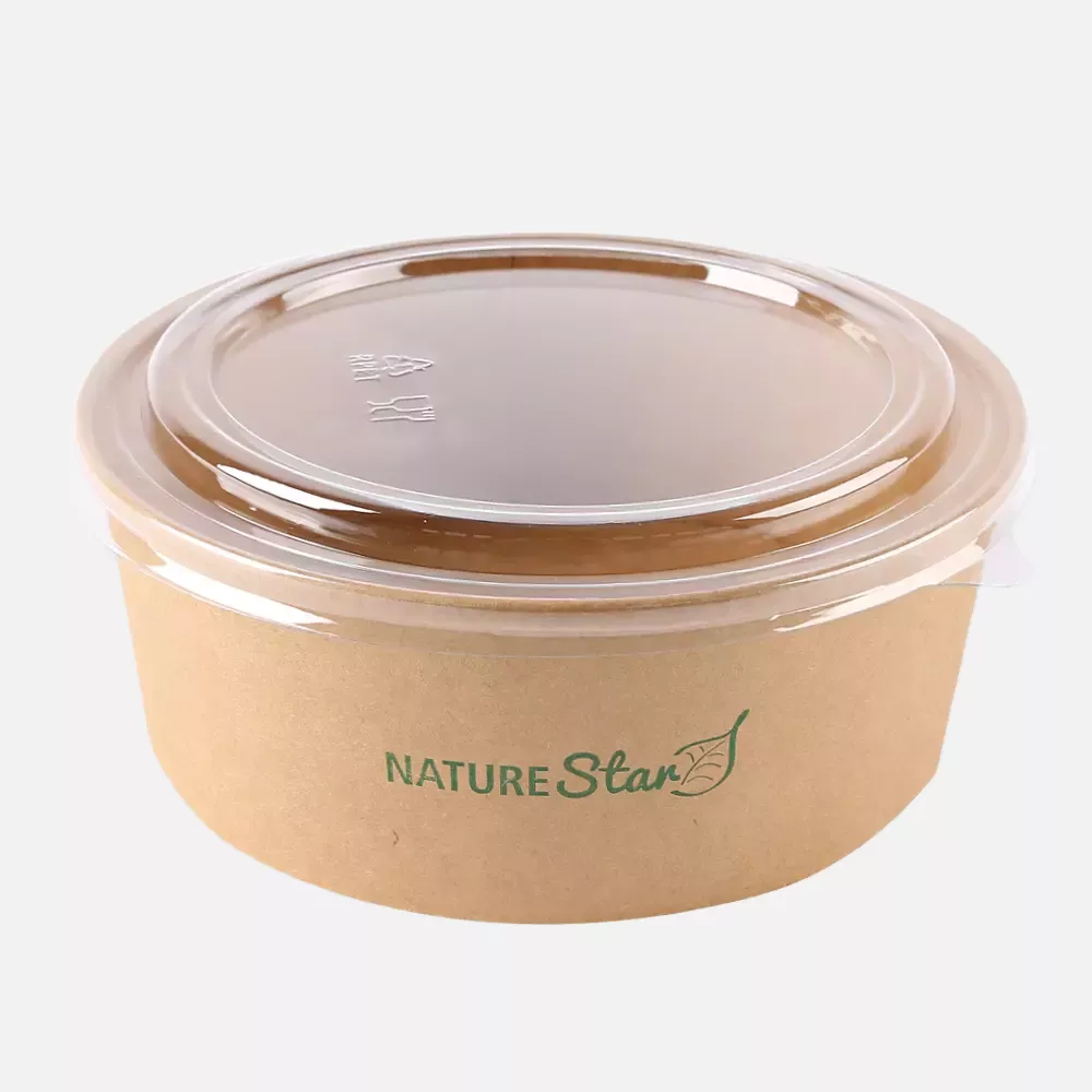 NATUREStar 417130, Caesar Organic Kraft Paper/PE Salad Bowls, 1300 ml, Ø 185 mm, FSC®-mix, image 6
