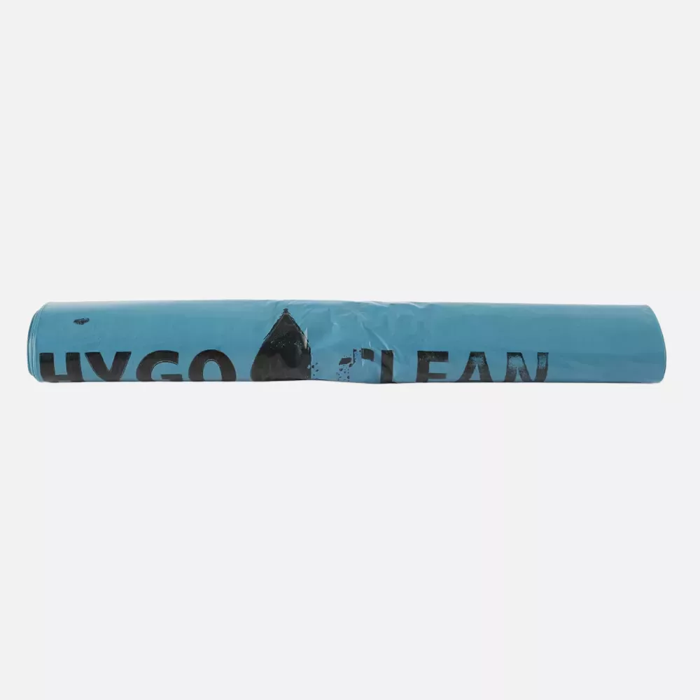 HygoClean 32666, Eco LDPE Garbage Bags, 60 l, Blue, Roll, image 2