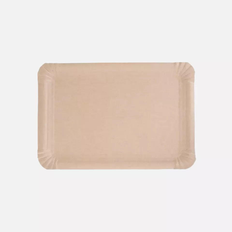 Franz Mensch 415135, Kraft Paper Plates, Organic, FSC®-mix, 170 x 230 mm, image 1, gallery thumbnail