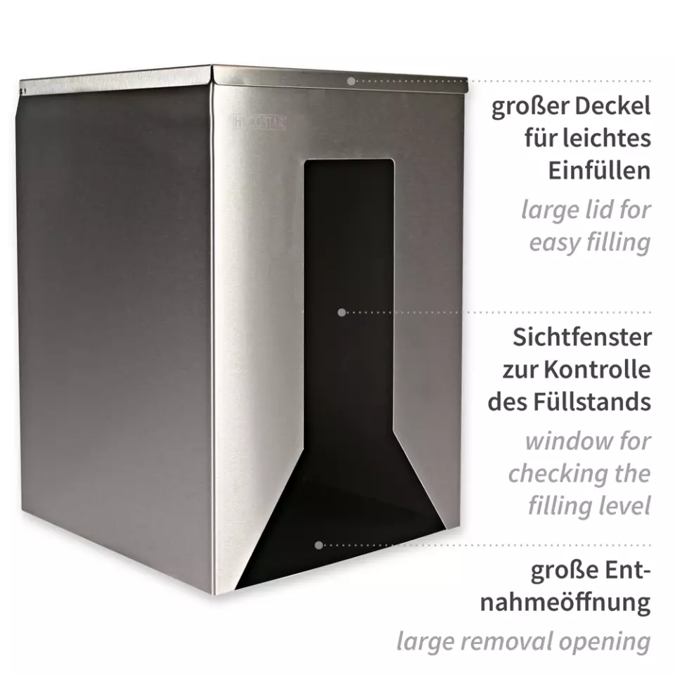 HygoStar 88938, Stainless Steel Gown and Coverall Dispenser, image 6, gallery thumbnail