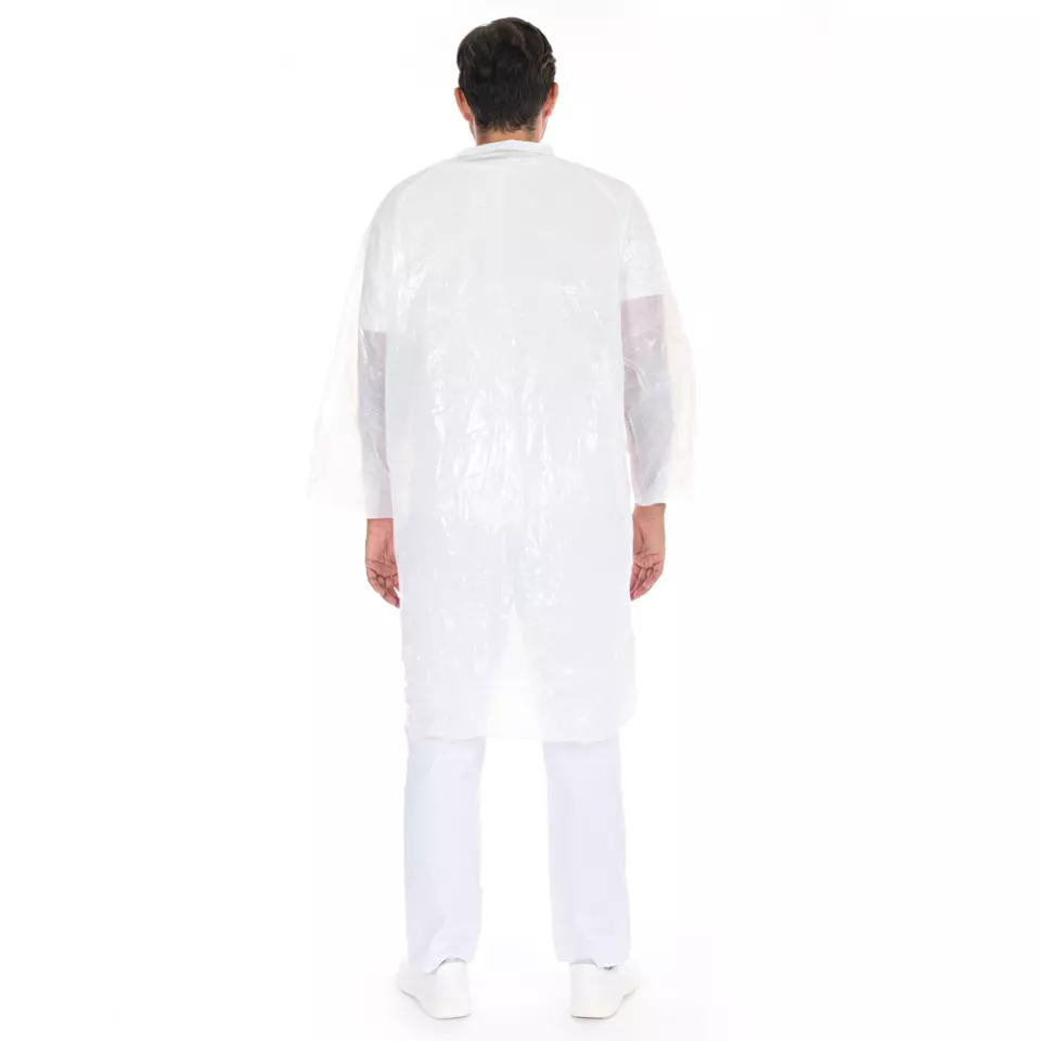 HygoStar 2732, Visitor PE Gowns, Push Button, image 4, gallery thumbnail