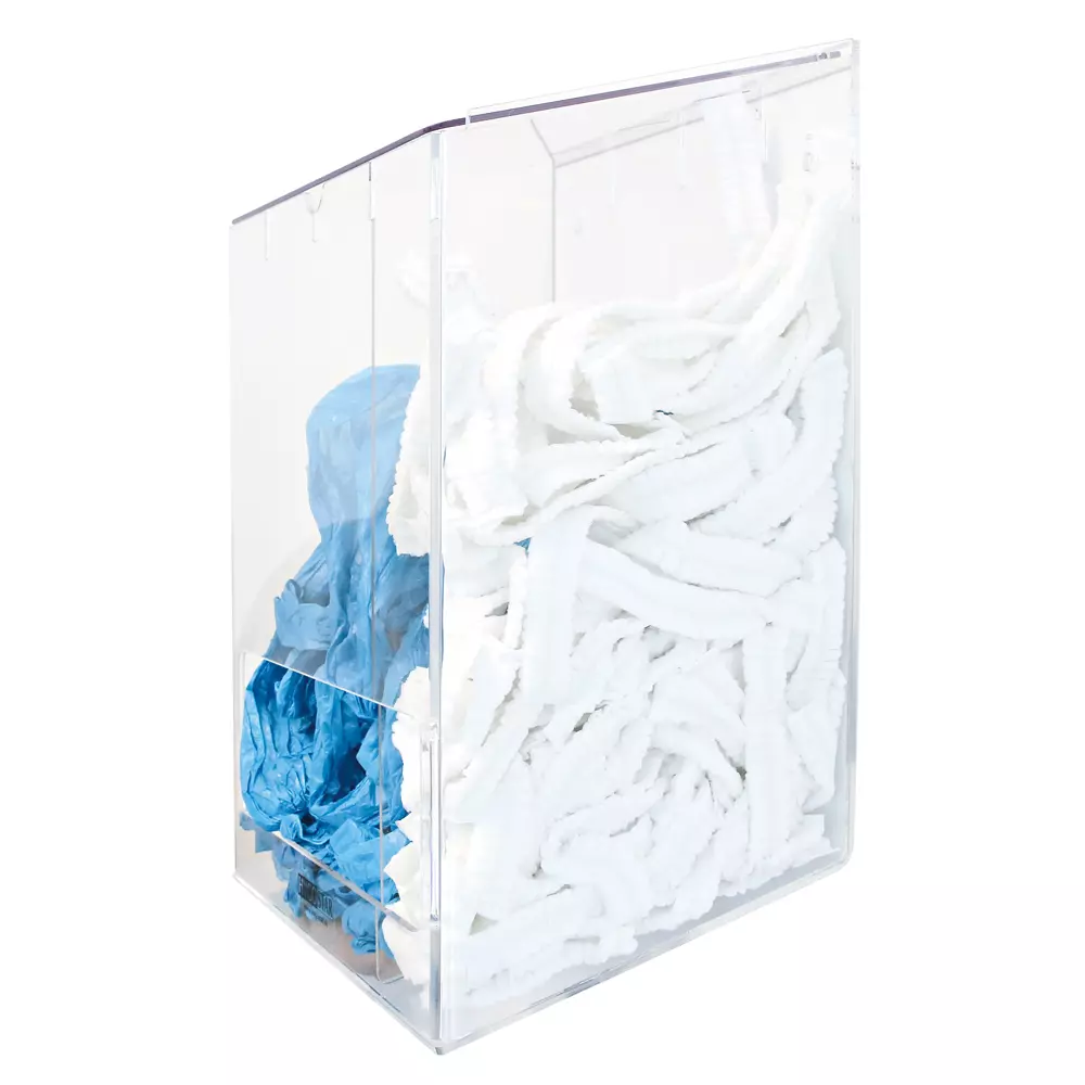 Hygostar 88950, Double Dispenser for Disposable Clothing, Acrylic, image 2