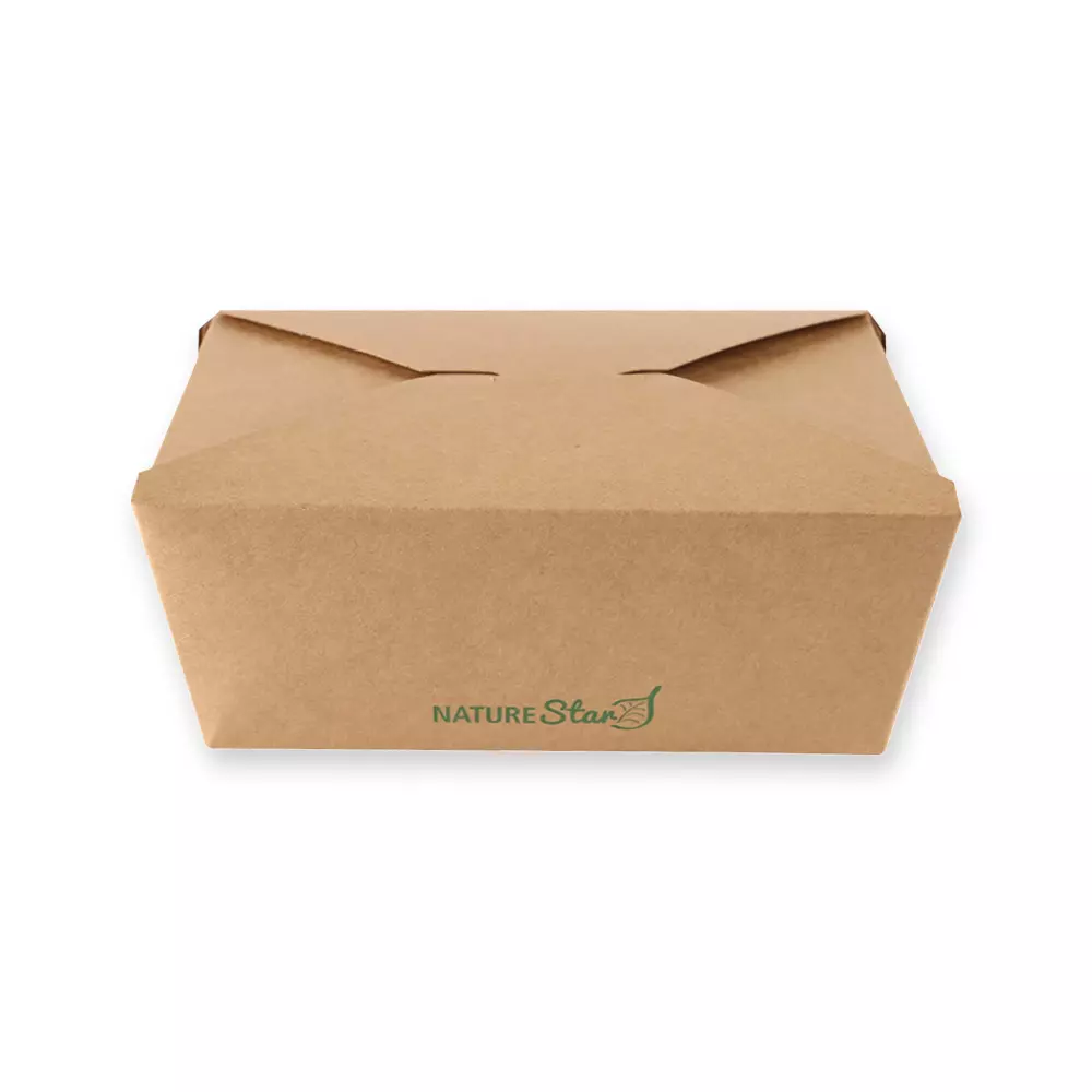 NATUREStar 416316, Menu Organic Kraft Paper/PLA Food Boxes, 162 x 132 x 64 mm, image 4