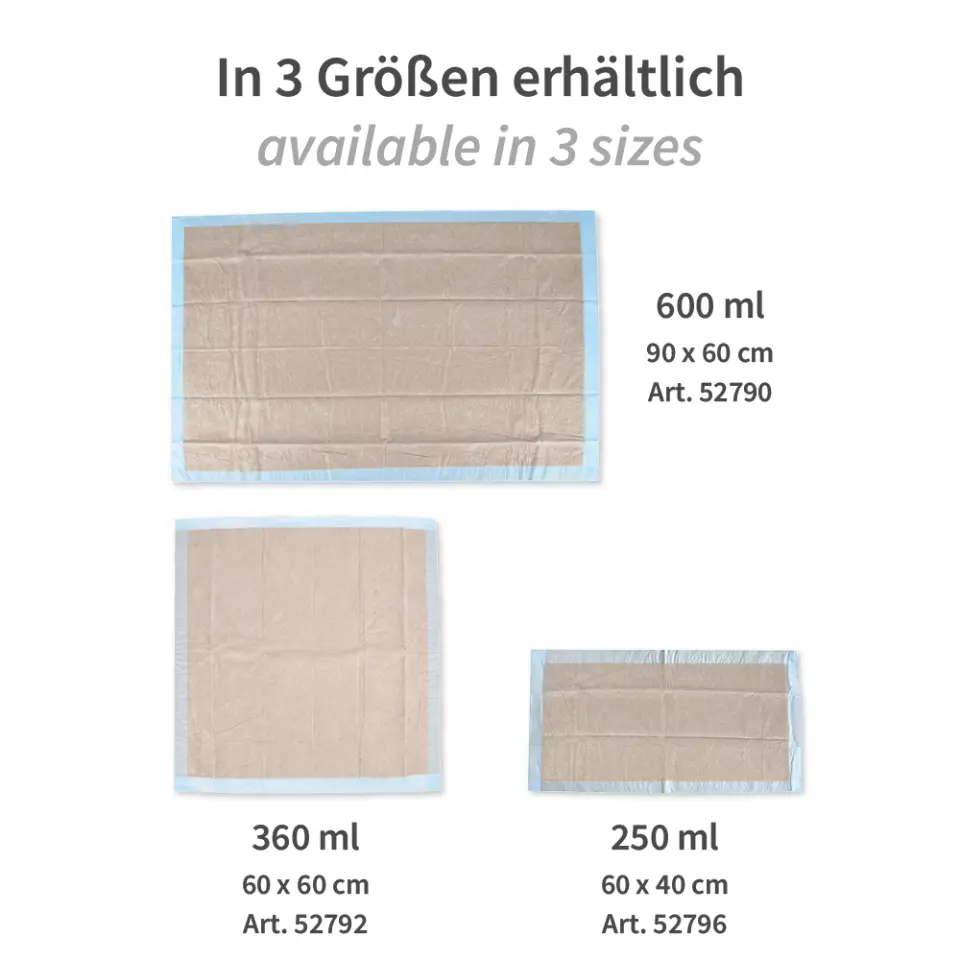 Hygostar 52796, 6-lagige PP/Recycelte Zellulose/PE Hygieneunterlagen, 60 x 40 cm, image 4, gallery thumbnail