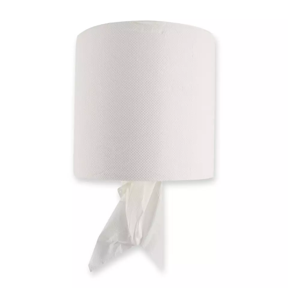 HygoClean 30412, 2-Ply Cellulose Paper Towel Rolls, Centerfeed, White, image 2, gallery thumbnail