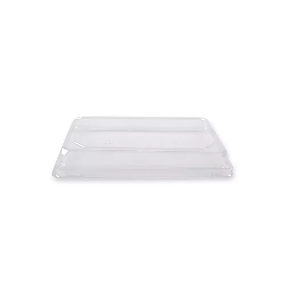 NATUREStar 400419, PET Sushi-Tray-Deckel, XL (220 x 138 x 30 mm)