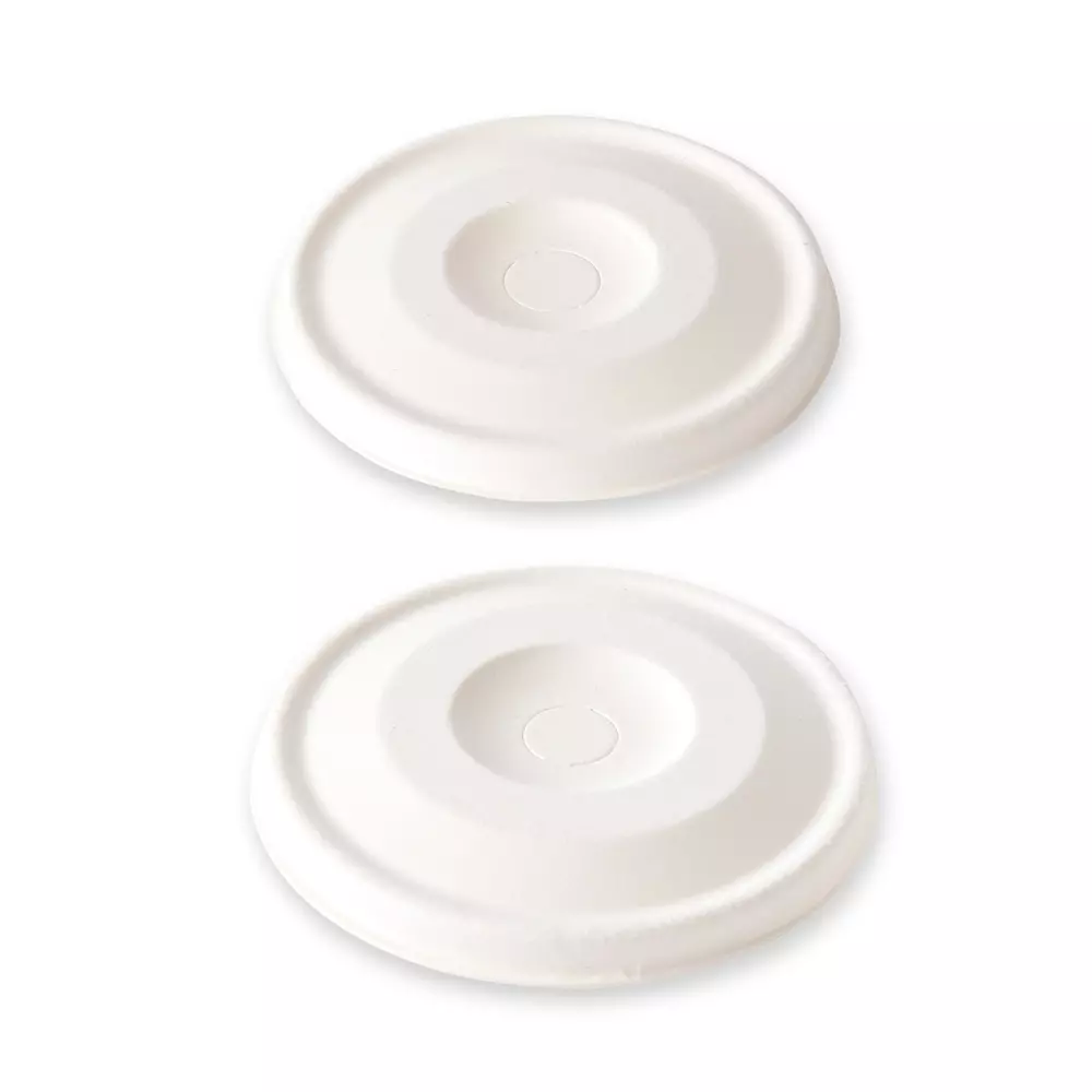 NATUREStar 401601, Bagasse Flat Lids, Organic, image 2
