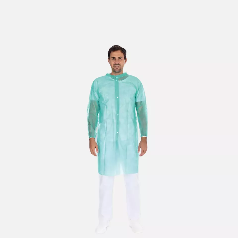HygoNorm 27417, PP Visitor Gowns, Light, Push Buttons XXL, image 3, gallery thumbnail