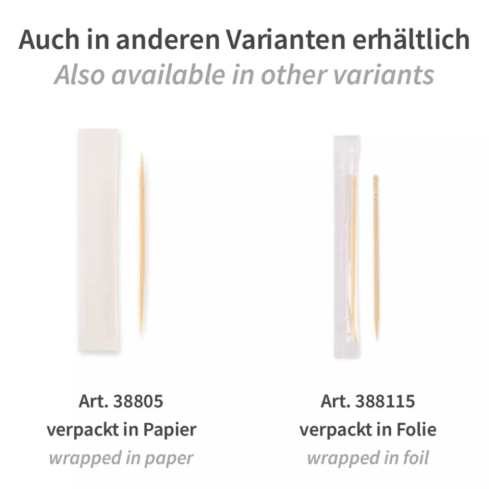 NATUREStar 38825, Organic Bamboo Toothpicks, 65 mm, image 4, gallery thumbnail