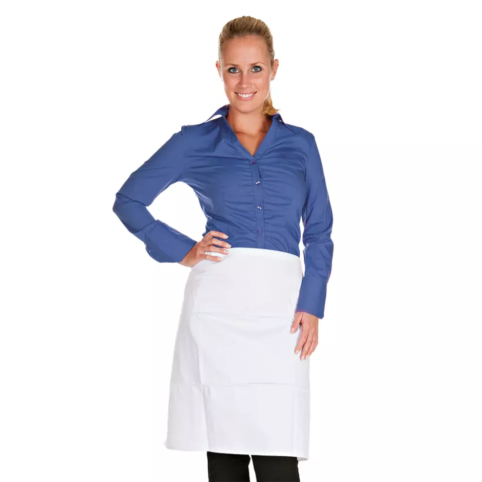 HygoStar 2020, Cotton Half Aprons, 60 x 80 cm, White, image 1, gallery thumbnail