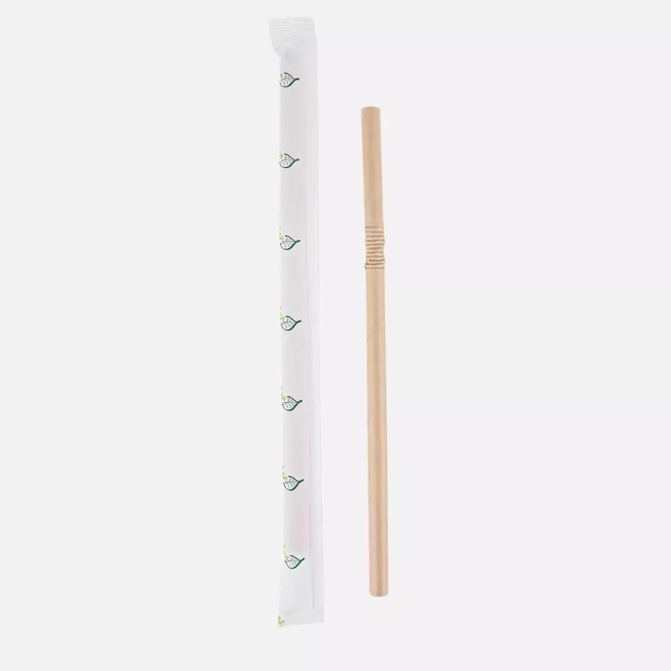 NATUREStar 421022, Flex Organic Paper Straws, FSC®-mix, ø 8 mm x 197 mm, Brown, image 1, gallery thumbnail