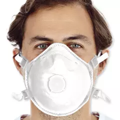 HygoStar 29355, FFP3 NR D PP Respirators, with Valve, Cup-Shaped