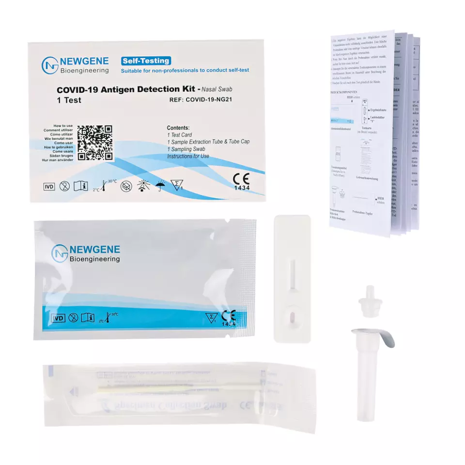 Franz Mensch 315041, Newgene SARS-CoV-2 Antigen Rapid Test Kit, Nasal Swab (Anterior Nasal), image 3, gallery thumbnail