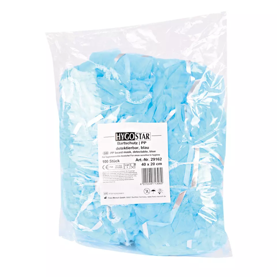 Hygostar 29161, PP Beard Cover, Detectable, image 9, gallery thumbnail