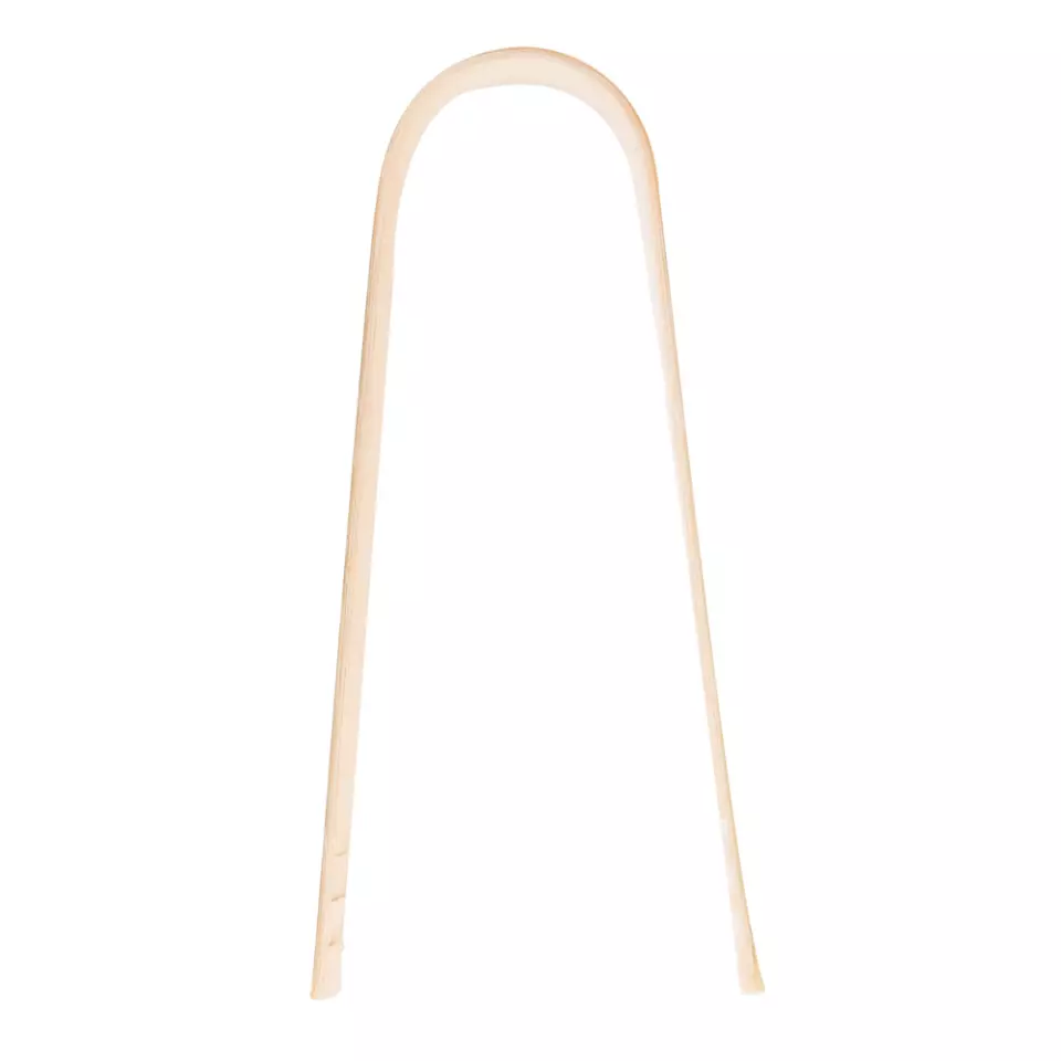 NATUREStar 38975, Organic Bamboo Fingerfood Tongs, 100 mm, Natural, image 1, gallery thumbnail