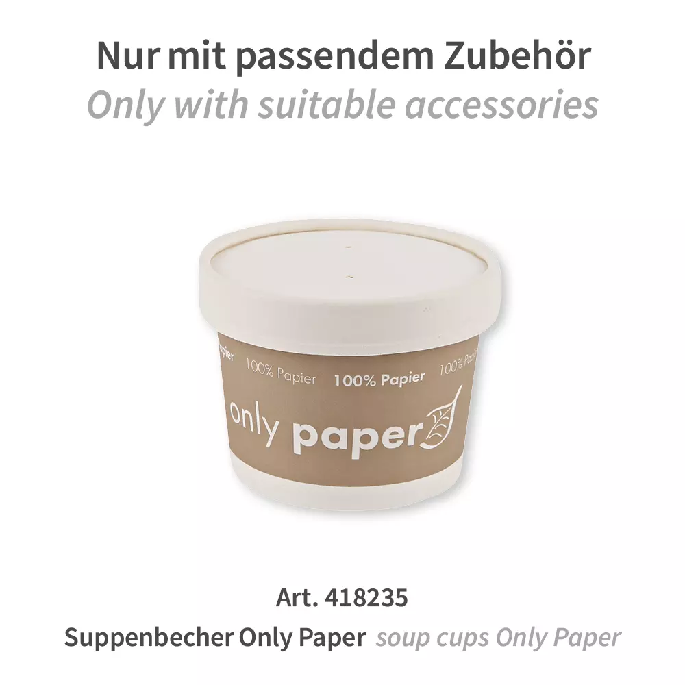 NATUREStar 418211, Bio-Karton Suppenbecher-Deckel, ø 90 mm, image 3