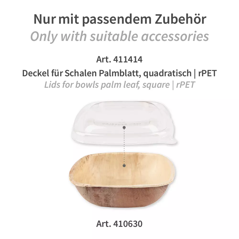 NATUREStar 410628, Bio-Palmblatt-Schalen, 400 ml, 145 x 145 mm, Quadratisch, image 10