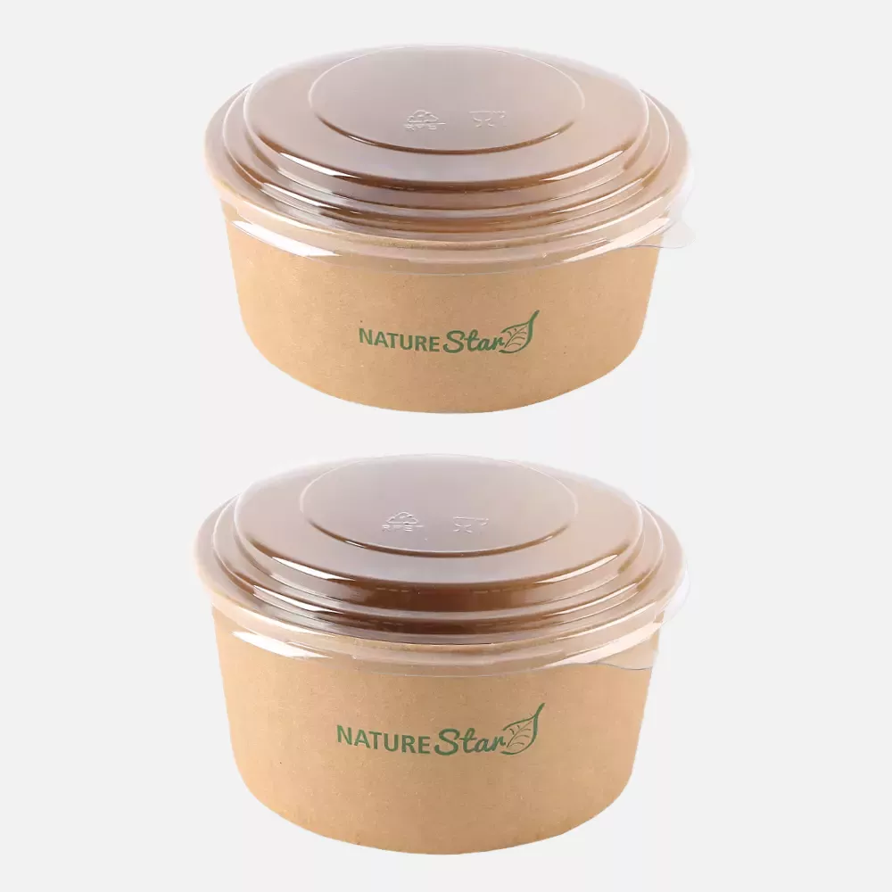 NATUREStar 400115, Caesar rPET Organic Salad Bowl Lids, ø 150 mm, Transparent, image 4