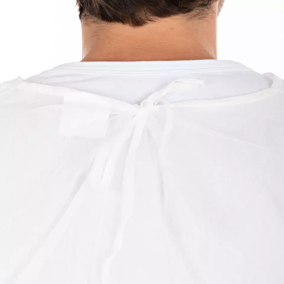 HygoStar 27776, PP/PE Gowns with Neck Ties, Partly Laminated, image 11, gallery thumbnail