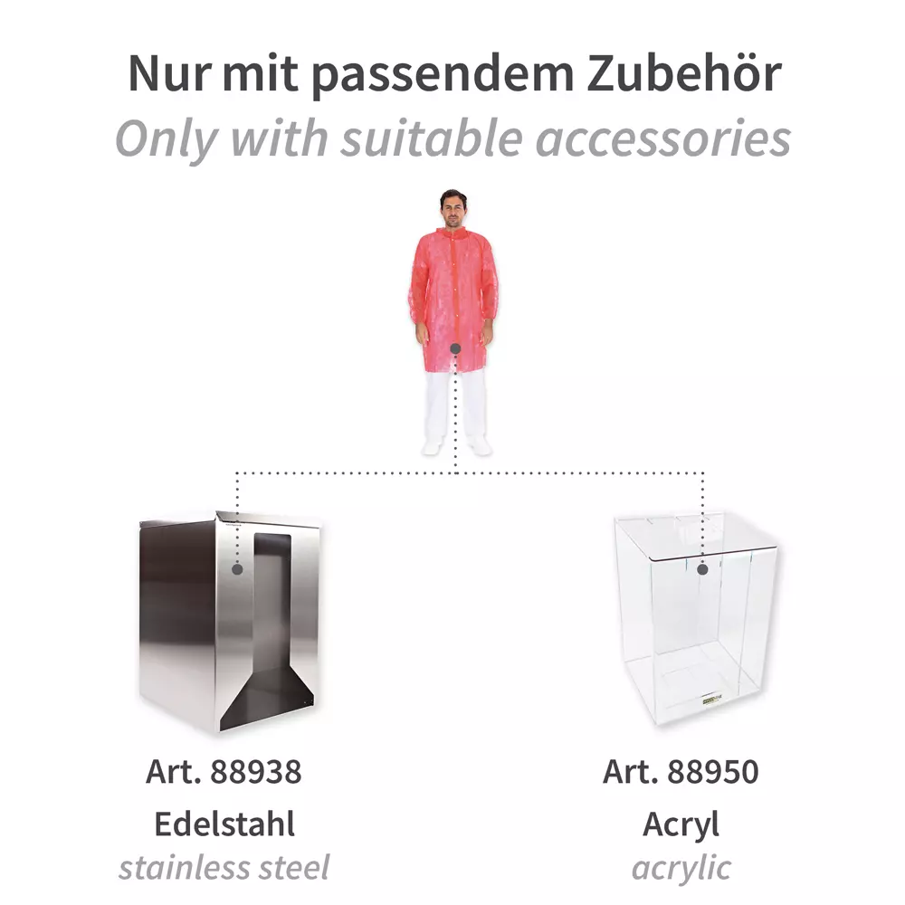 HygoNorm 27405, PP Visitor Gowns, Light, with Push Buttons, image 4