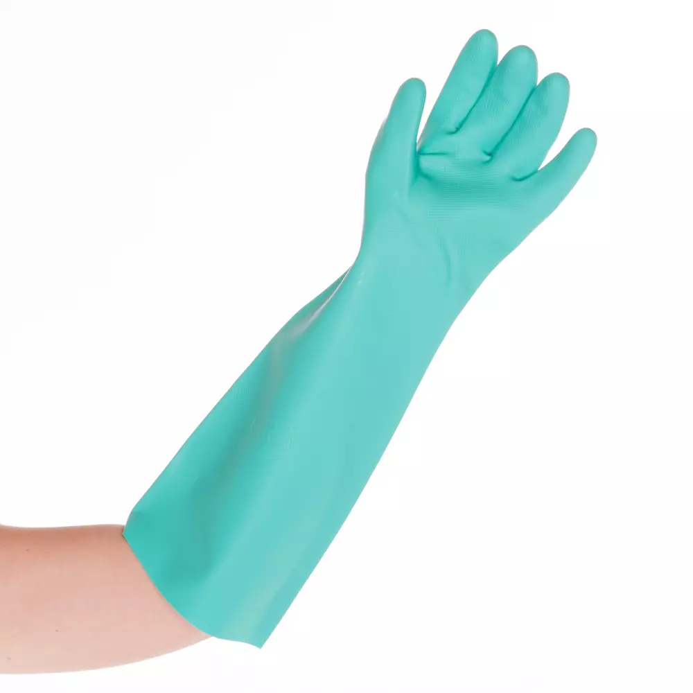HygoStar 26601, Professional Long Chemical Protection Gloves, Nitrile