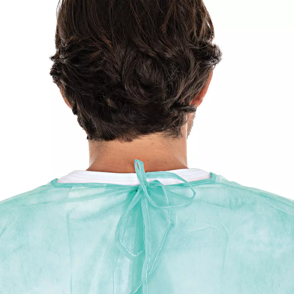 HygoStar 27776, PP/PE Gowns with Neck Ties, Partly Laminated, image 9