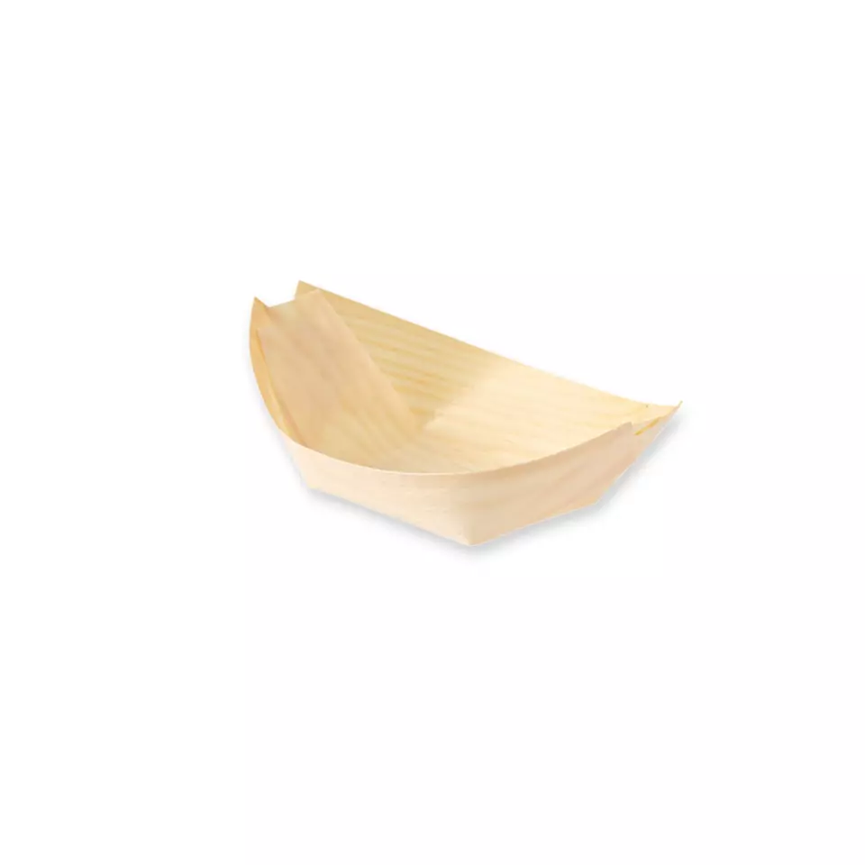 NATUREStar 38833, Bio-Holz Fingerfood-Schiffchen, 115 x 70 mm, image 1, gallery thumbnail