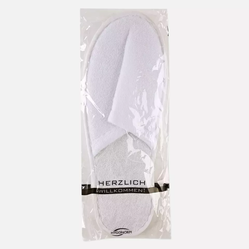 HygoNorm 55516, Classic Polyester Slippers, Closed, White, image 4, gallery thumbnail