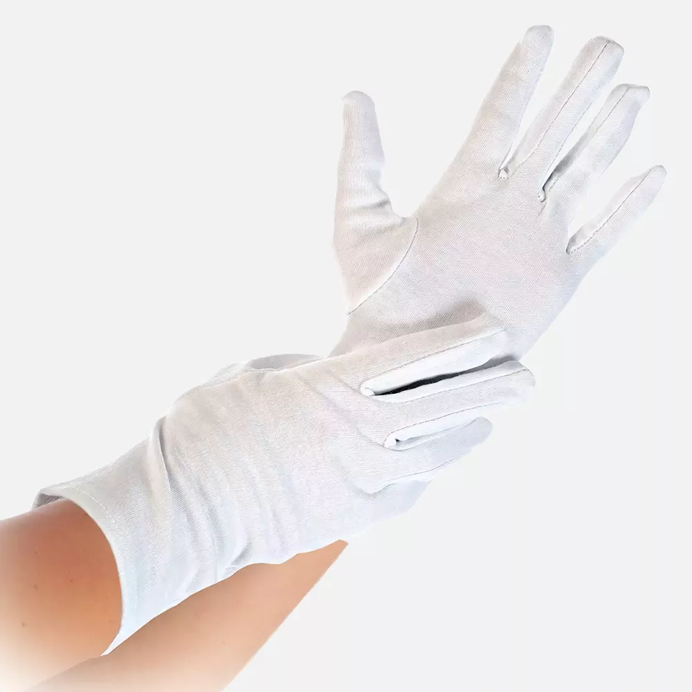 HygoStar 2711, Blanc Cotton Gloves, image 2
