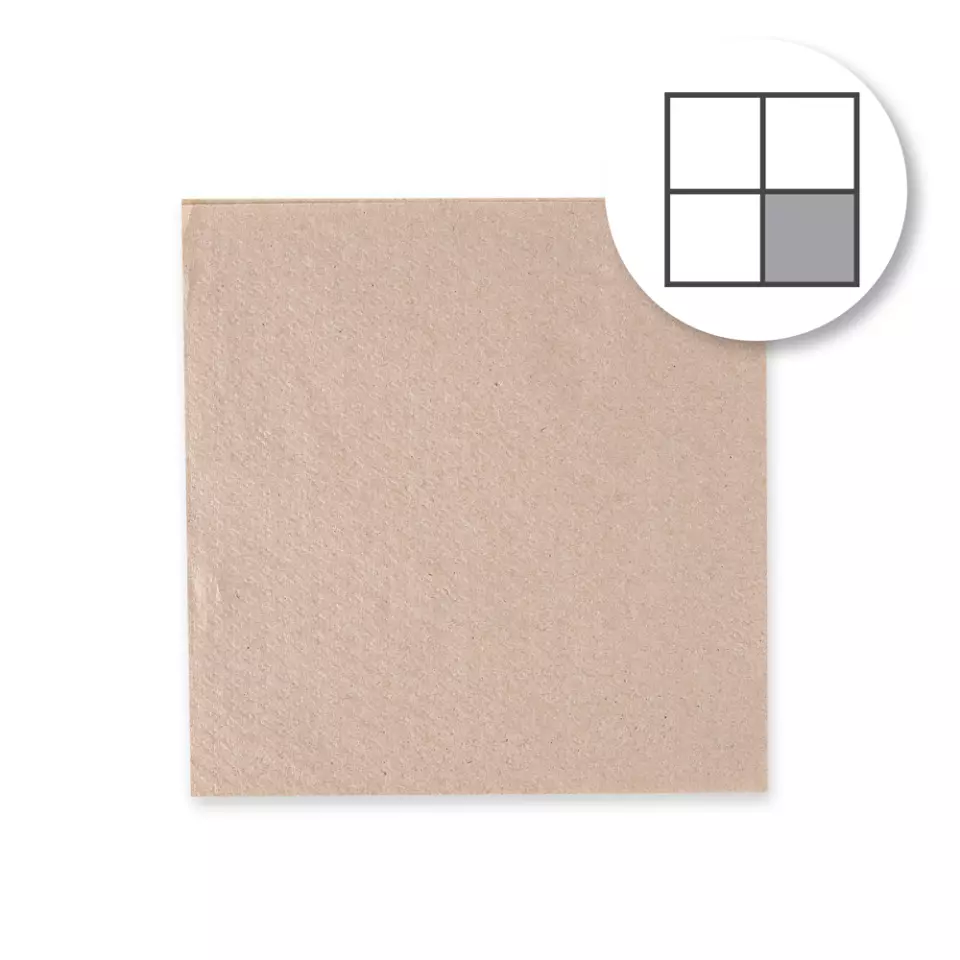 NATUREStar 30546, Nature Recycled Paper Napkins, 1-ply, 1/4-fold, 24 x 33 cm, Natural, FSC®-Recycled, image 1, gallery thumbnail