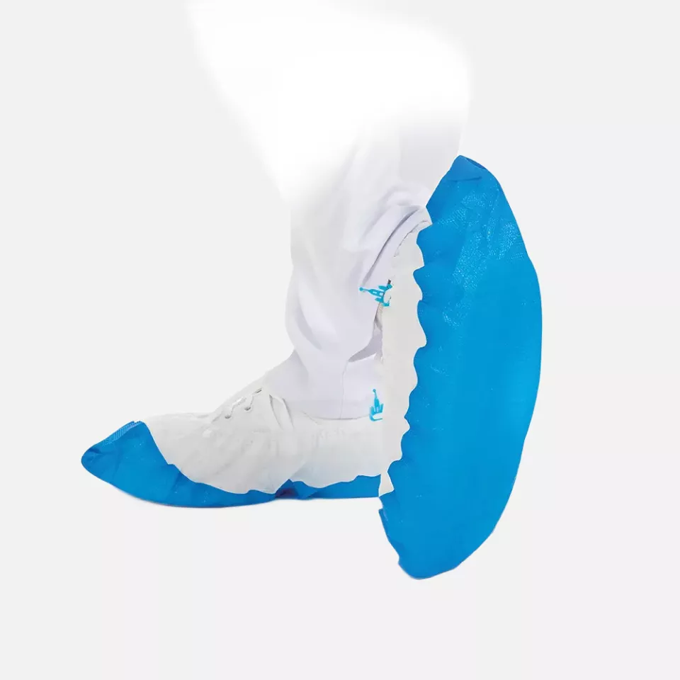 HygoStar 2860H, Hygomat PP/CPE Overshoes, White/Blue, image 1, gallery thumbnail