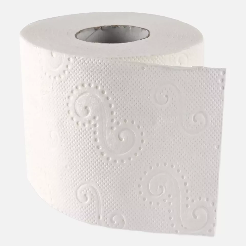 HygoClean 30423, 3-Ply Small Roll Cellulose Toilet Paper, White, image 1, gallery thumbnail