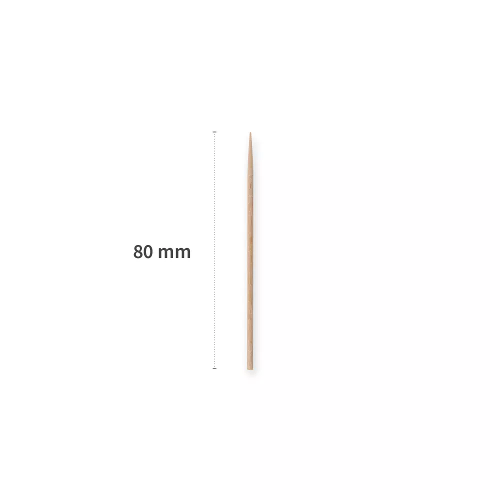 NATUREStar 3884, Organic Wood Roulade Skewers, Ø 2.2 mm, 80 mm (Loose in dispenser box), image 2