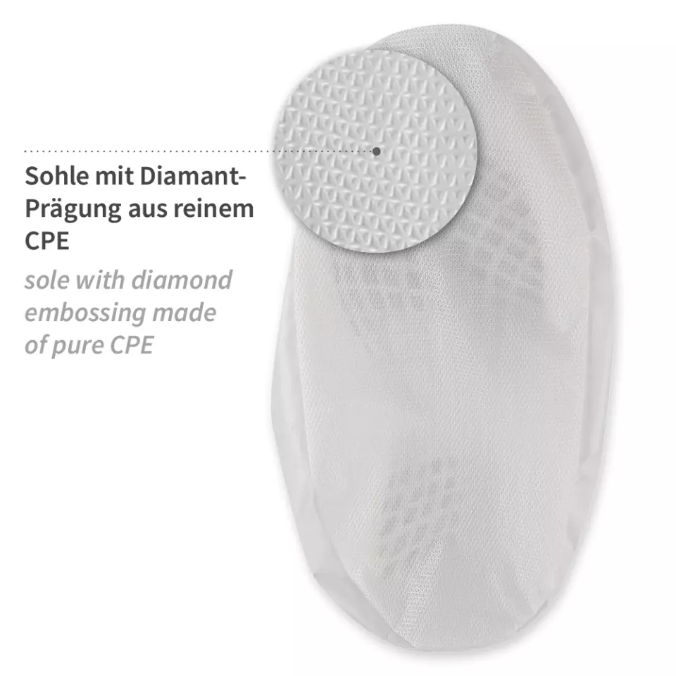 HygoStar 28414, PP, PE Coated Overboots, White, image 3, gallery thumbnail