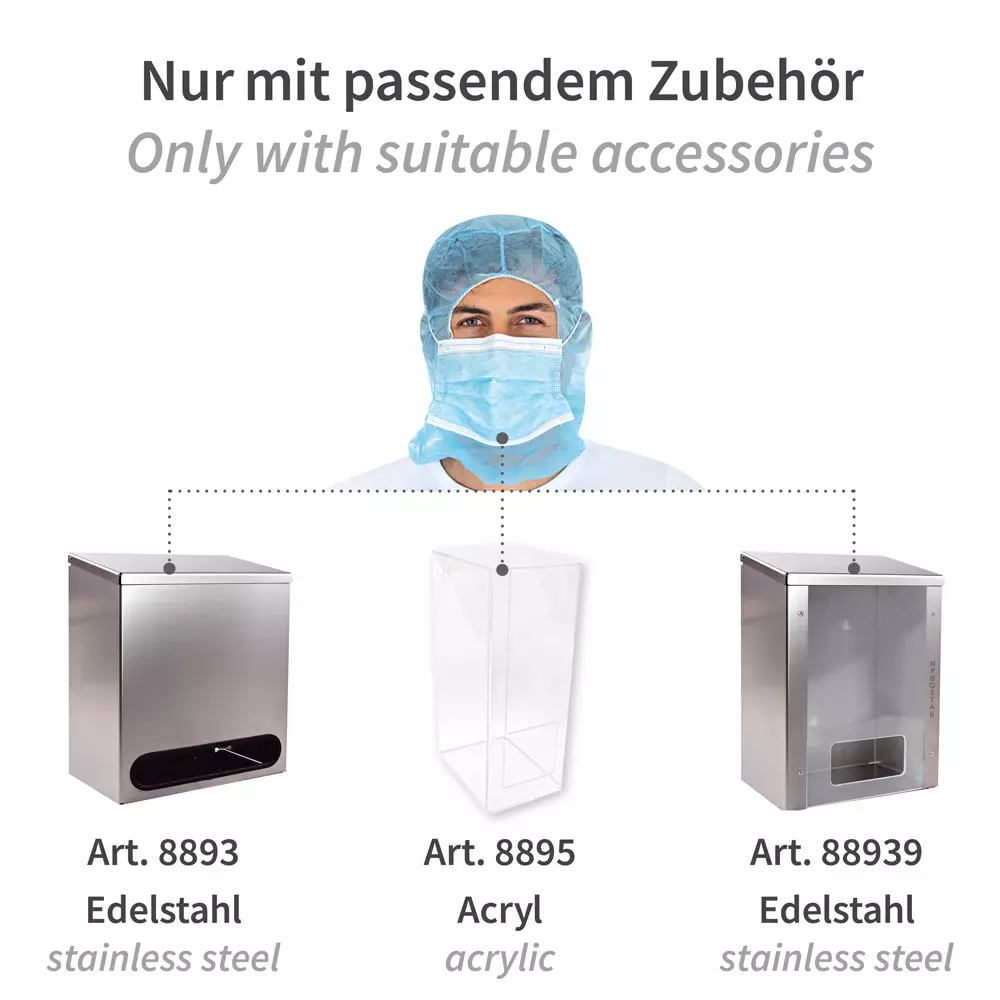 HygoStar 132061, Astro PP Caps with 3-Ply Face Mask, Blue, image 5