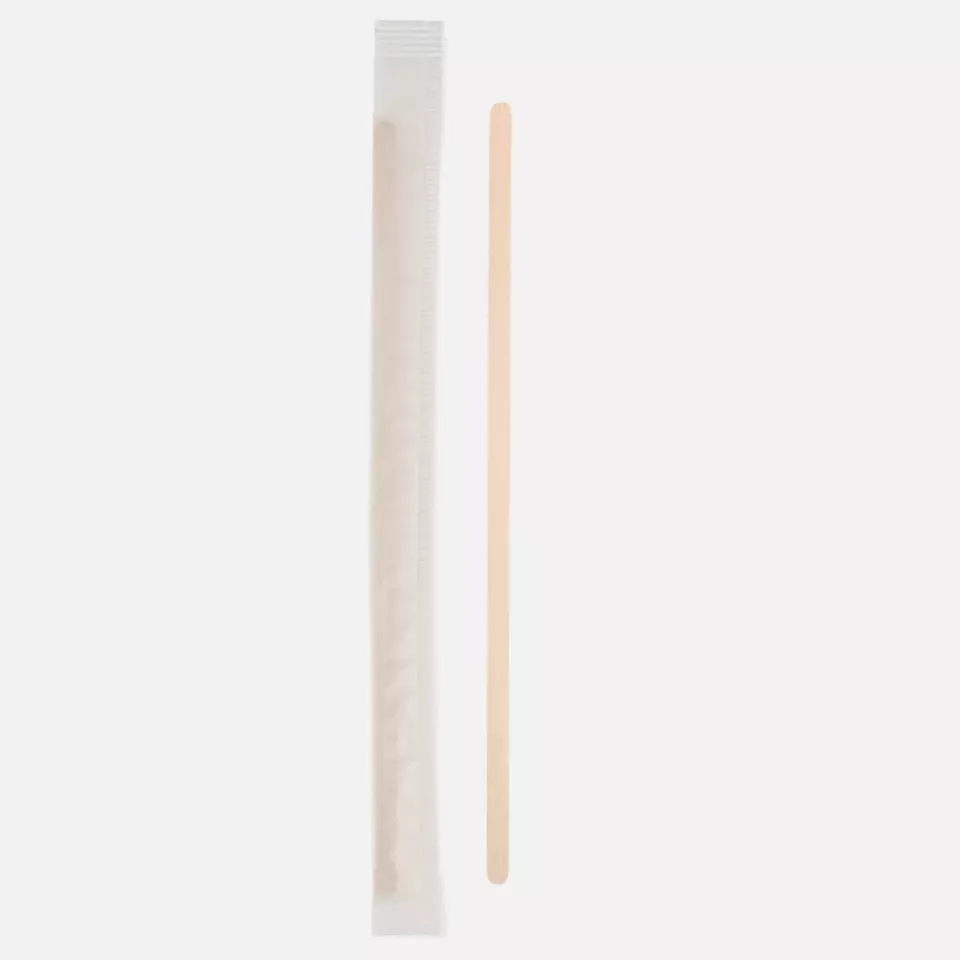 NATUREStar 388563, Organic Single Wrapped Wood Stirrers, 155 mm, FSC® 100%, image 1, gallery thumbnail