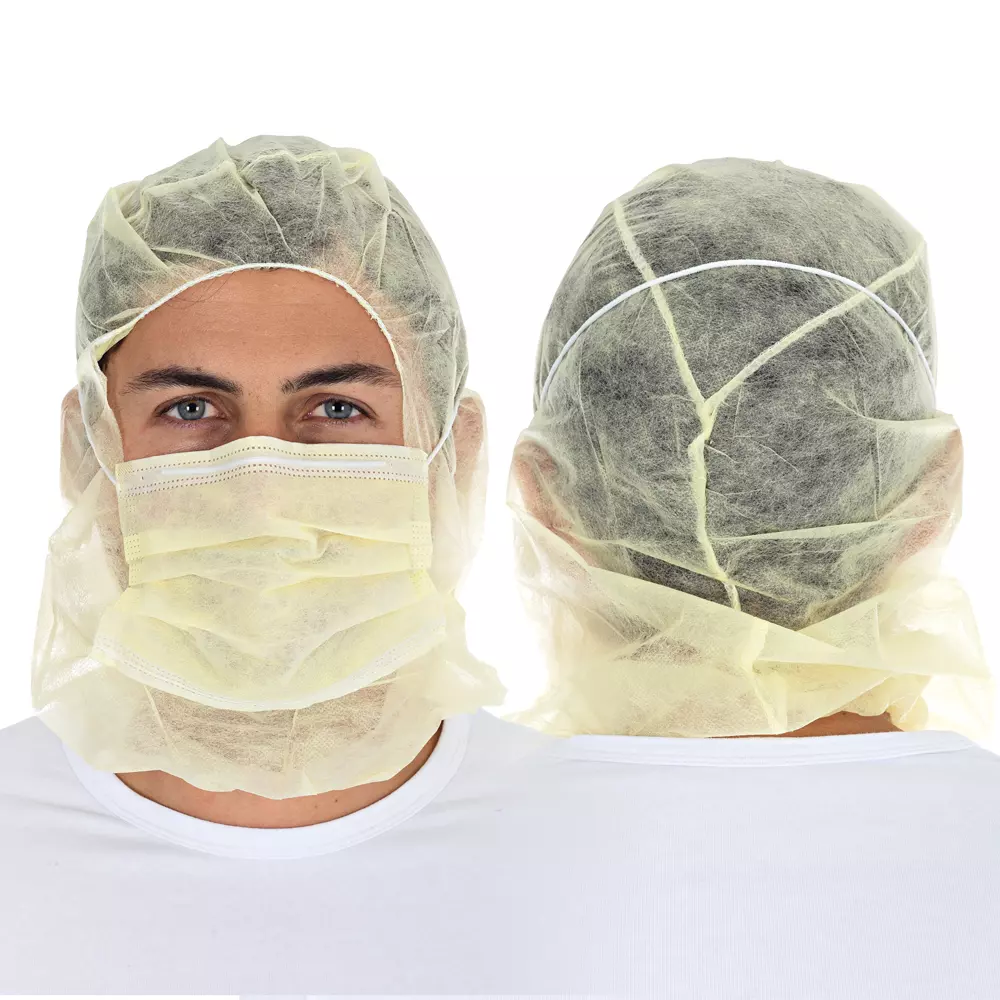 HygoStar 13205, Astro PP Caps with 2-Ply Face Mask, image 2