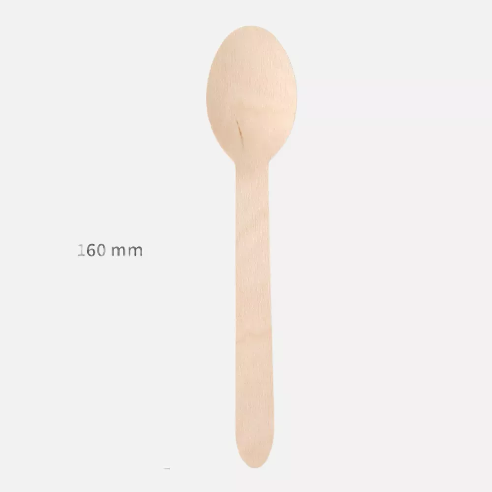 NATUREStar 388571, Wood Spoons, Organic, FSC® 100%, 160 mm, image 2