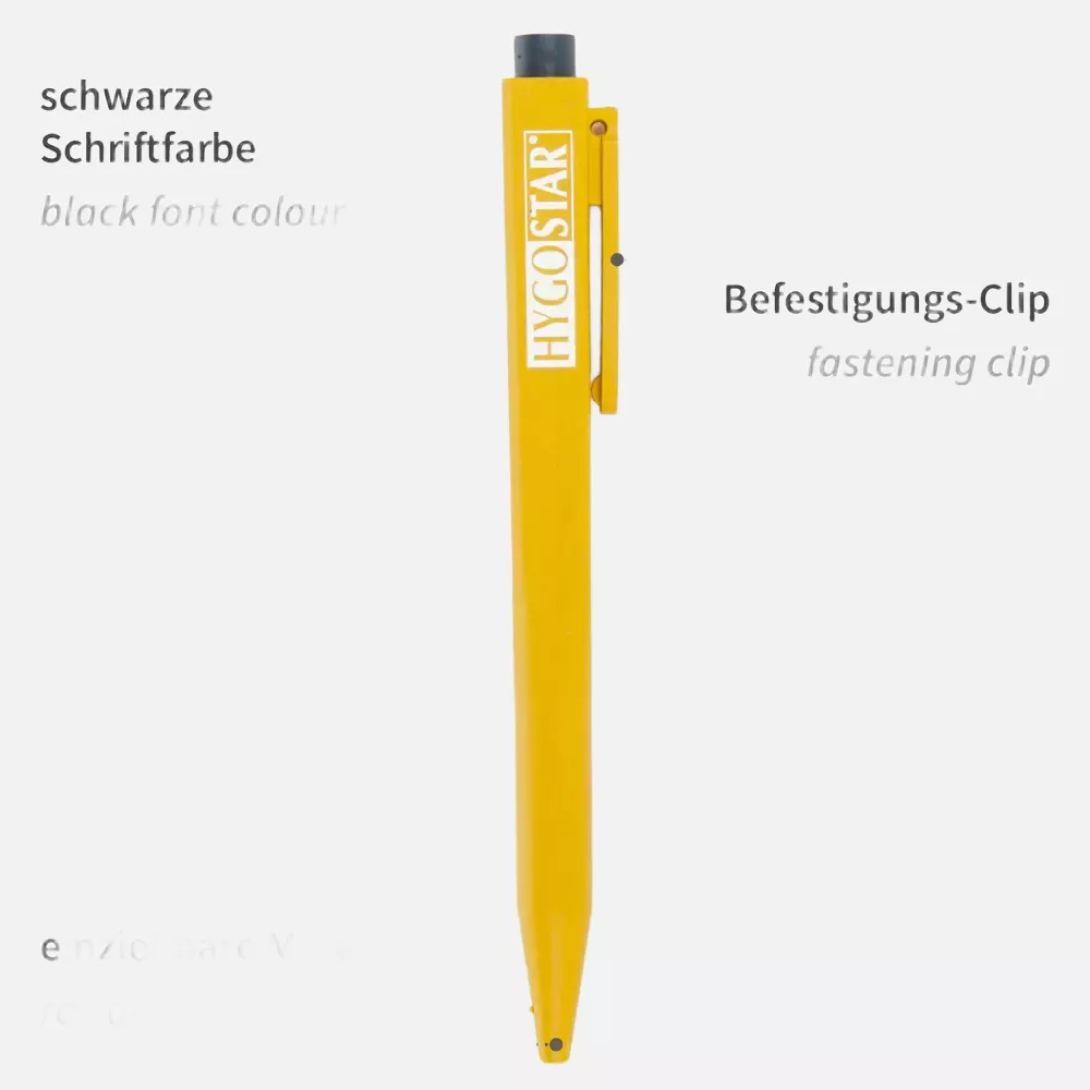 HygoStar 85561, Detectable Plastic Pen Clip, Black, image 3