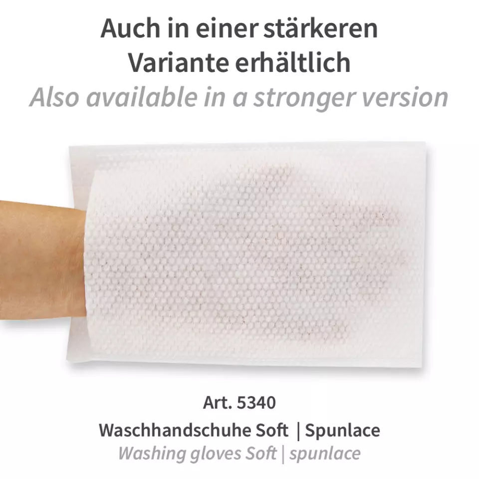 Hygonorm 53409, Light Washing Gloves, Spunlace, image 5, gallery thumbnail