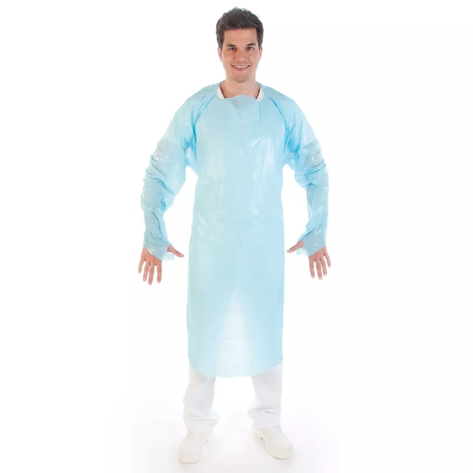 HygoNorm 27780P, Leichte CPE-Untersuchungskittel, image 2, gallery thumbnail