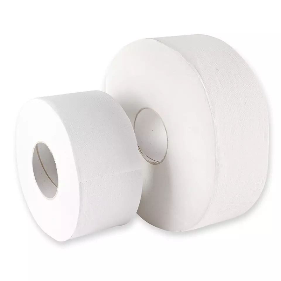 HygoClean 30430, Jumbo 2-lagiges Recycling-Toilettenpapier, Weiß