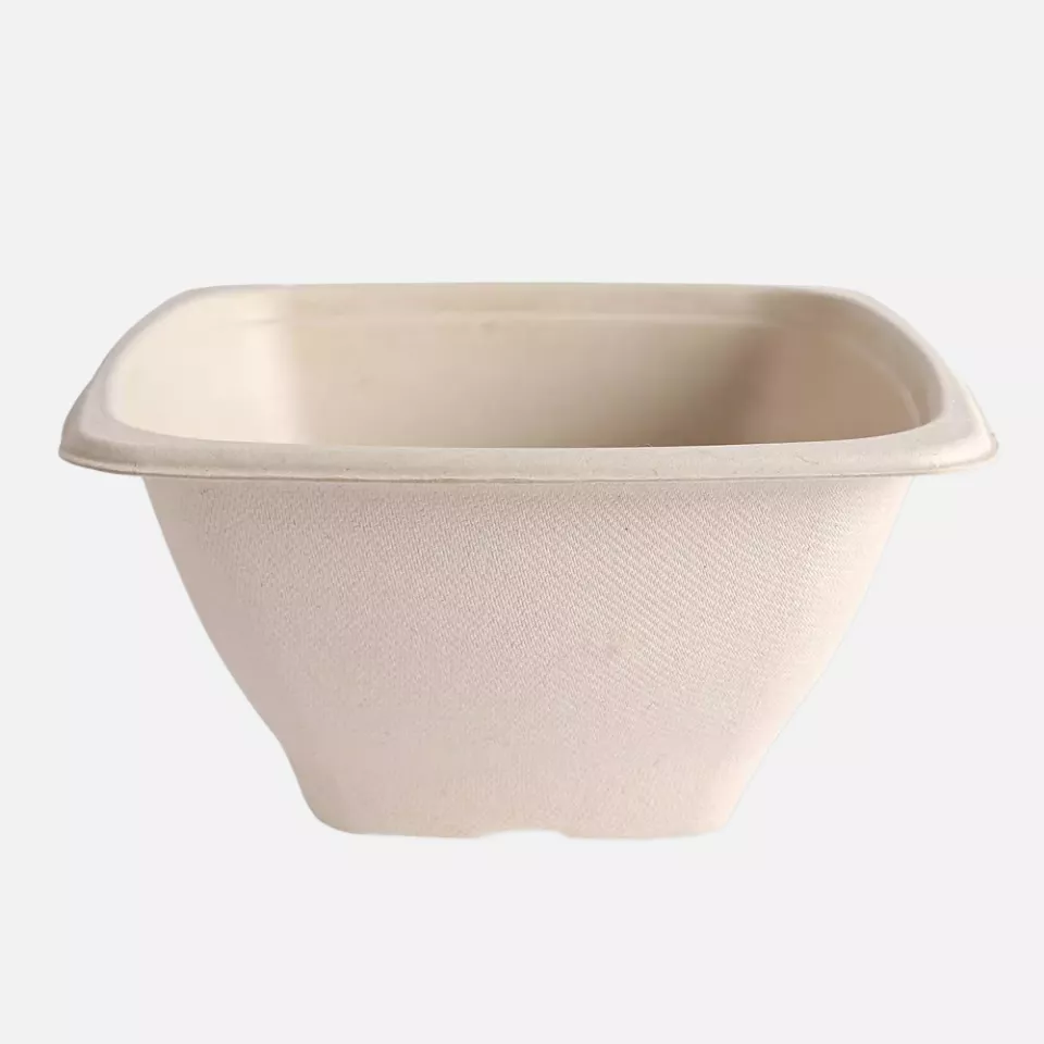 NATUREStar 411775, Organic Square Bagasse Trays, 180 x 90 mm, 1.25 ml, image 1, gallery thumbnail
