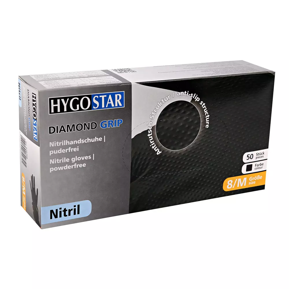HygoStar 270708, Diamond Grip Nitrilhandschuhe, puderfrei, image 3