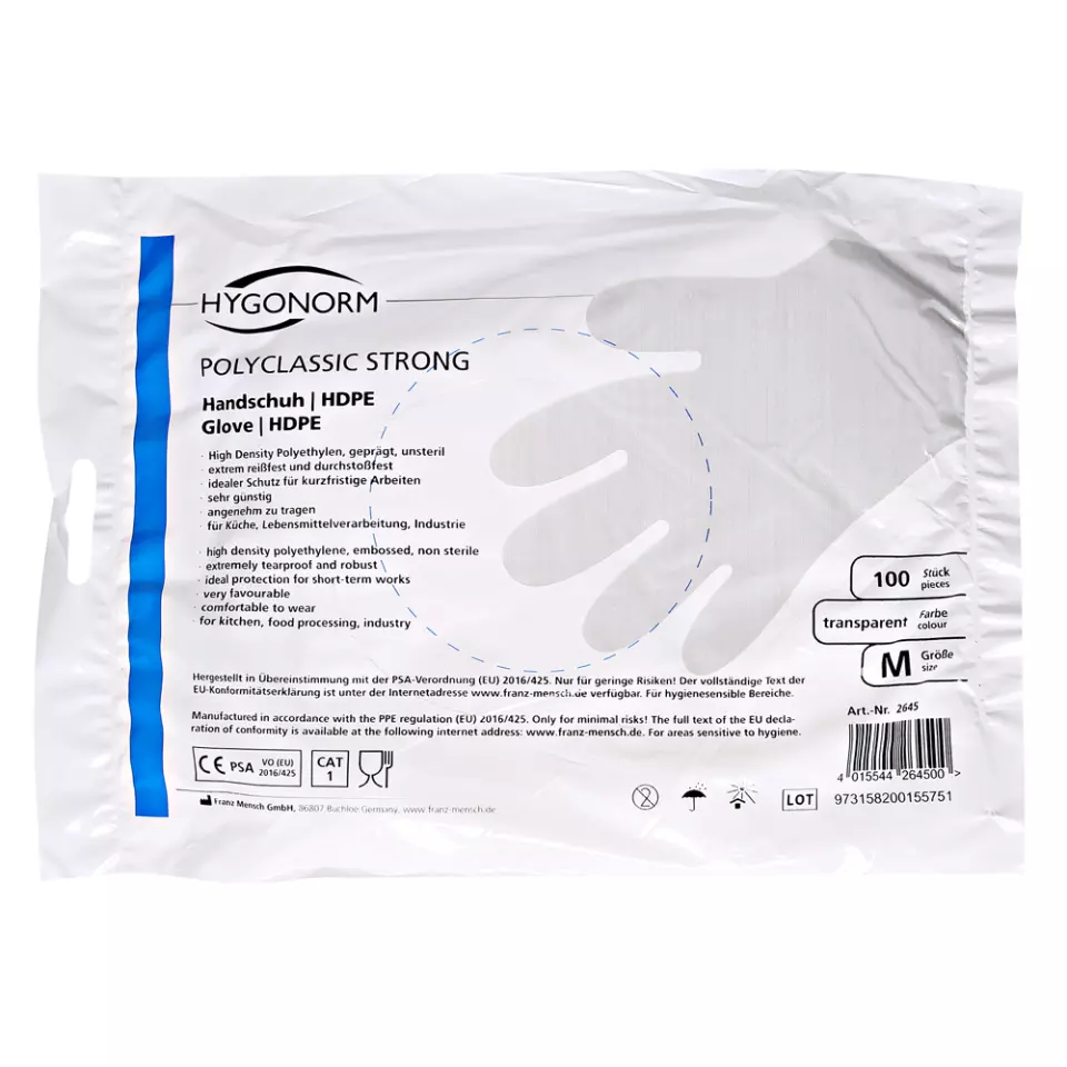 Hygonorm 2641, Polyclassic Strong HDPE Gloves, image 2, gallery thumbnail